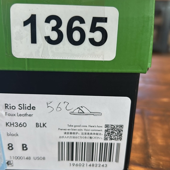 Kate Spade Rio Slide Sandal Black Size 8 - Picture 11 of 11